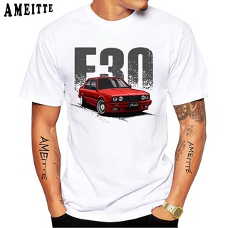 T-shirt  เสื้อยืดแขนสั้นลําลอง พิมพ์ลายรถยนต์ Civic Type R E30 สีขาว สไตล์คลาสสิก สําหรับเด็กผู้ชายS-5XL