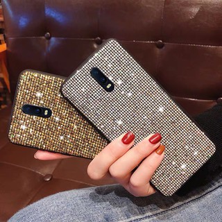 เคสโทรศัพท์แบบนุ่มประดับเลื่อมสําหรับ oppo r9 r9s r 11 r 15 r 17 k 1 r 11s plus bling