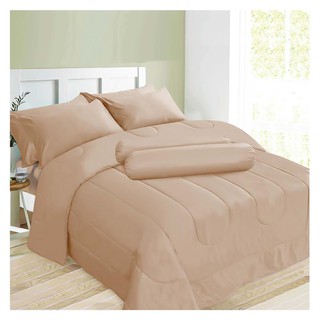 ชุดผ้าปูที่นอน 3.5 ฟุต 3 ชิ้น CLINIC สีน้ำตาล BEDSHEET CLINIC T3 BROWN