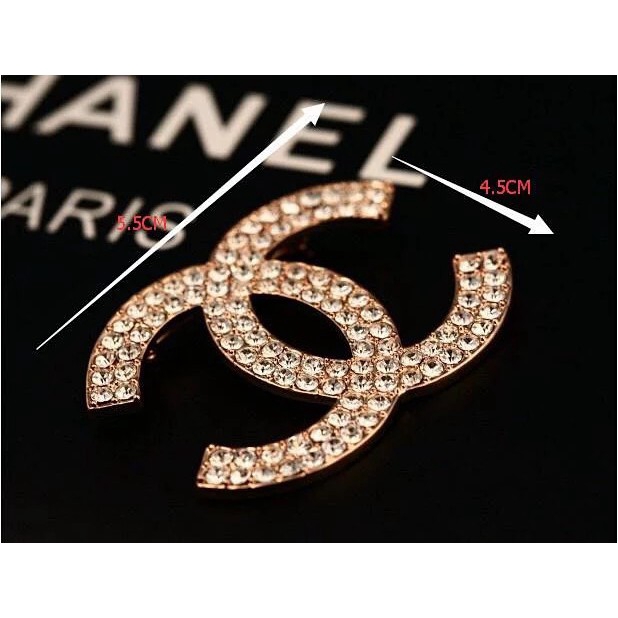 สว่างขึ้นและท่อระบายน้ำคู่เพชรขนาดเล็กหอม CC กระเป๋าหรูอุปกรณ์เสริม - รูปที่ 3