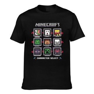 เสื้อยืดแขนสั้น พิมพ์ลายตัวอักษร Jinx Minecraft สไตล์วินเทจ คลาสสิก สําหรับผู้ชาย