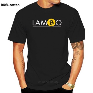 เสื้อยืดชาย - เสื้อยืดผ้าฝ้ายผู้ชาย Lambo ตลก BTC ETH Crypto Reddit HODL Bitcoin - เสื้อยืดคอโอคอตลก