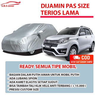 Terios ผ้าคลุมรถยนต์ สําหรับ Terios Old Terios Denios rush Old Russiah rush konde xenia Briio brv honda brv Triee Oldertiga avanza avanza Old avanza Vanza Valoz mobilio hrv calya sigra mobilio rs honda mobilio Juke sienta sientaฟรี