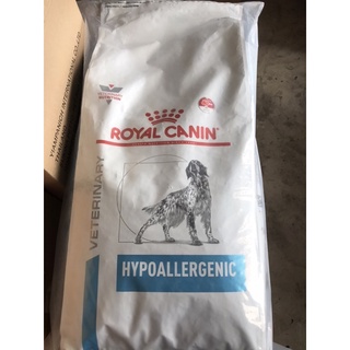 Royal Canin Hypoallergenic 14kg.สำหรับสุนัข แพ้อาหาร เม็ดใหญ่ โปรตีนถั่วเหลือง Hypo Dry Food