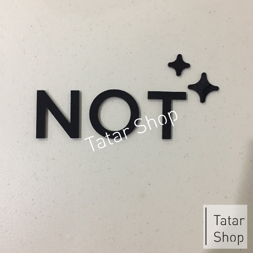 🔥 พร้อมส่ง 🔥 ตัวอักษรอะคริลิค สีดำ สูง 5 cm. หนา 3 mm, ทนแดด ทนฝน ราคาจำนวน 1 ตัว [ ไม่ได้ขายทั้ง set ] - รูปที่ 6