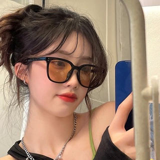 แว่นตากันแดด กรอบหนา ทรงสี่เหลี่ยม สีดํา หรูหรา สไตล์วินเทจ …