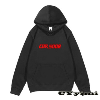 เสื้อโค้ทมีฮู้ดทรงหลวมสําหรับผู้ชาย Honda Cbr500R Cbr500R Hodie