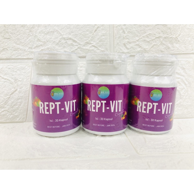 Rept-Vit Capsules Multivitamin Appetite กระตุ้นสัตว์เลื้อยคลานเต่า