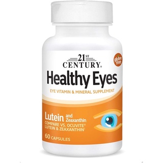 [ของแท้ 100%] 21st CENTURY HEALTHY EYES WITH LUTEIN 60 COUNT