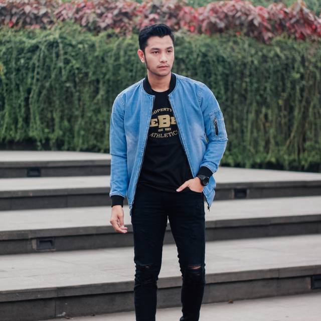 PLAIN JEANS BOMBER JACKET - BOMBER JEANS - BOMBER JEANS THE BERRY - BOMBER JACKET BERRY