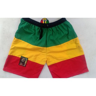 Rasta กางเกงขาสั้น bob marley reggae original jatimaika