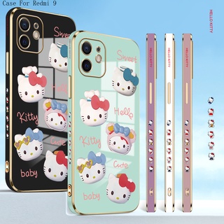 Xiaomi Redmi 10 10C 9 9A 9T 9C 8 8A 5G สำหรับ Case Cartoon Cartoon Anime Cats TPU เคส เคสโทรศัพท์ เคสมือถือ