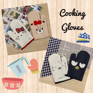 พร้อมส่ง ถุงมือกันความร้อน ลาย มายเมโลดี้ Cooking Gloves