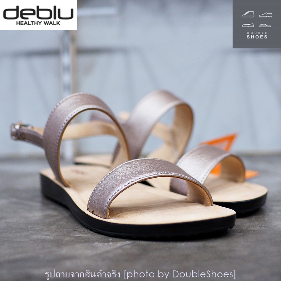 รองเท้าแตะรัดส้นผู้หญิง รองเท้าเพื่อสุขภาพ Deblu รุ่น L5004S (สีน้ำตาล) ไซส์ 36-41
