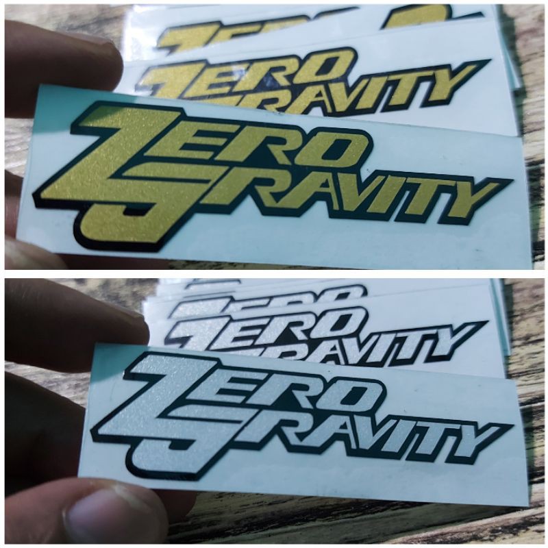 ZERO GRAVITY STICKER VISOR CUTTING JDM STICKER