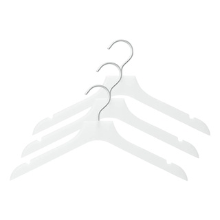 MUJI (มูจิ) เซ็ตไม้แขวนเสื้อ (3-piece set) Polypropylene thin hanger