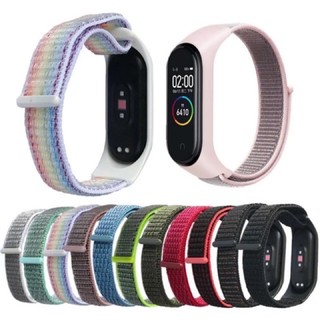 แหล่งขายและราคาสายคล้องข้อมือไนล่อนสำหรับสายรัดข้อมือไนล่อนหลากสี Mi Band 4 Mi Band 5 Mi Band 3 miband6อาจถูกใจคุณ