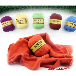 Luxury 50g Super Soft Cashmere Wool Knitting Weaving Crocheting Wool Cole Yarn