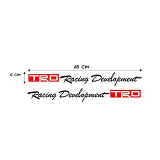 💥สติ๊กเกอร์ติดรถ💥#TRDracingdevelopment ✂️สะท้อนแสง3Mแท้100%แบบตัด✂️1ชุดมี2แผ่น📮📮พร้อมส่ง🚀🚀