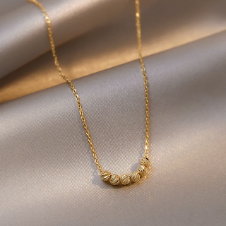 Fashion accessories Korean style small round bead necklace