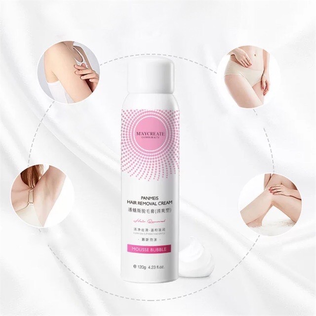 MAYCREATE Depilation Foam Mousse Bubble มูสกำจัดขน หมดปัญหาขนดก ขนดำ ขน