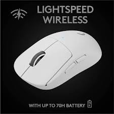 G PRO X SUPERLIGHT  Logitech G PRO X SUPERLIGHT Mouse wireless White  Model : GPRO-X-SUPERLIGHT-MS(WH)