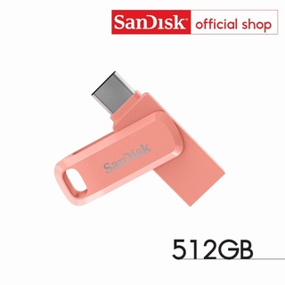 SanDisk Ultra Dual Drive Go USB Type-C 512GB Peach (SDDDC3-512G-G46PC, สีพีช)