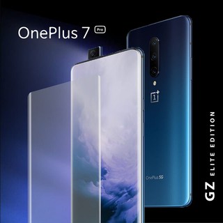 GZ ฟิล์มกระจกนิรภัย แบบใสเต็มหน้าจอขอบโค้ง3D สำหรับ OnePlus 7 Pro รองรับ Case กันกระแทกมาตรฐานทุกรุ่น