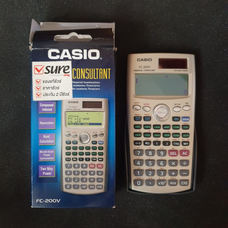 [ส่งต่อ] Casio FC 200V เครื่องคิดเลขทางการเงิน ของแท้ ส่งต่อถูกๆ