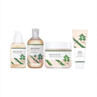 Round Lab Soybean Calming Cream 80ml, Toner 300ml, Serum 50ml, Cleanser 150ml