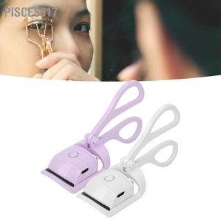 Pisces317 เครื่องดัดขนตาไฟฟ้า Usb แบบพกพา ติดทนนาน สําหรับผู้หญิง