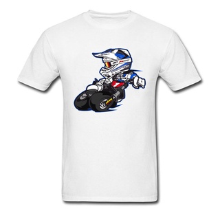 เสื้อผ้าผชเสื้อยืด ผ้าฝ้าย พิมพ์ลายรถจักรยานยนต์ Racer Road Rash Speed แฟชั่นสําหรับผู้ชายS-5XL