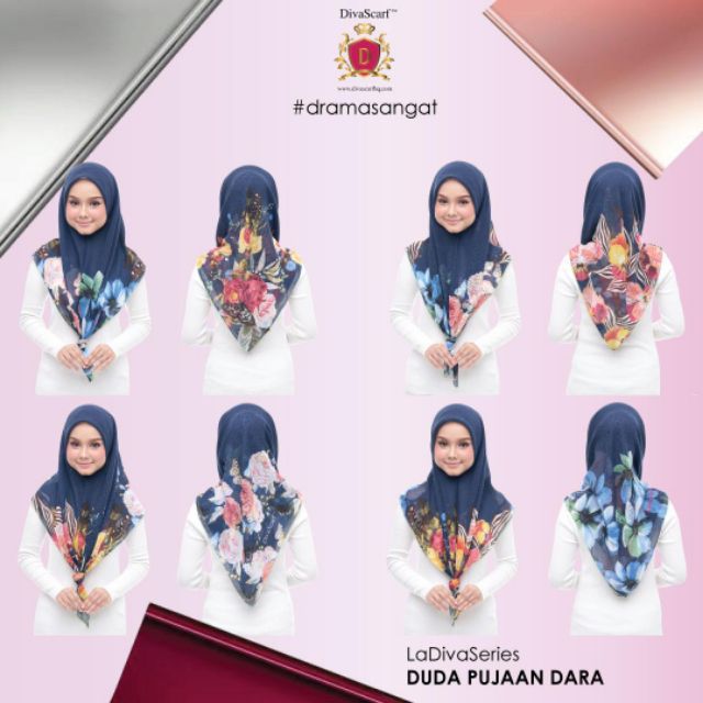 Diva Scarf - Duda Pujaan Dara / Bawal Scarf / Scarf