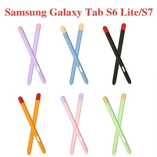 สําหรับ Samsung Galaxy Tab S10 LITE S9 PLUS S8 Ultra S6 Lite S7 FE S-Pen S7 FE แท็บเล็ตซิลิโคนนุ่มสี Contrast ดินสอ