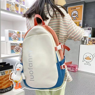 🎒กระเป๋าเป้สะพายหลัง จุของได้เยอะ สไตล์เกาหลี และญี่ปุ่น สําหรับผู้หญิง กระเป๋าสะพายหลัง ความจุสูง  นักเรียน