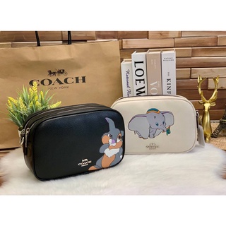 COACH DISNEY X COACH JES CROSSBODY INSIGNATURE WITH DUMBO BAG((91118))