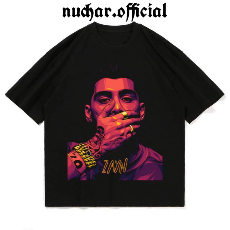 Nuchar - Zayn Malik เสื้อยืด สีดํา สไตล์วินเทจ สําหรับผู้ชาย ผู้หญิง