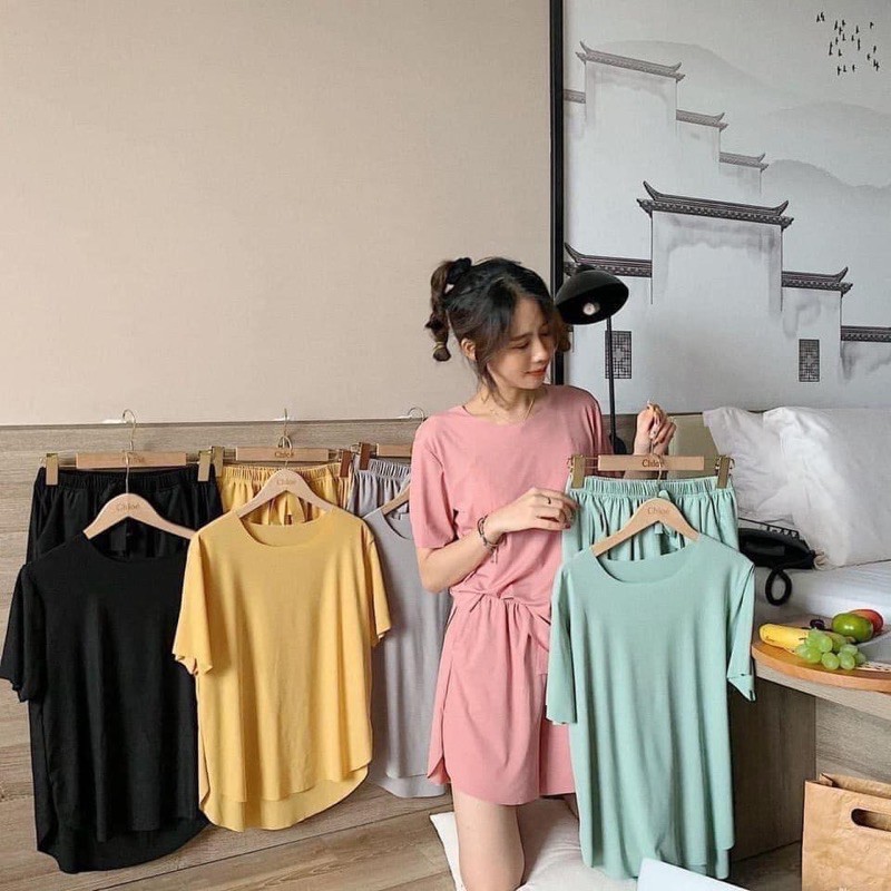 ชุดเซ็ท zara ขาสั้น สไตล์เกาหลี