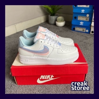 Nike Air Force 1 Low LV8 Double Swoosh Light Blue Pink (size36-40)