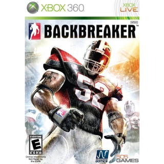 Backbreaker xbox360 xbox360 เลือกโซน PAL/NTSC-U แผ่นเกมส์Xbox360 แผ่นไรท์เล่นกับเครื่องที่แปลงแล้ว