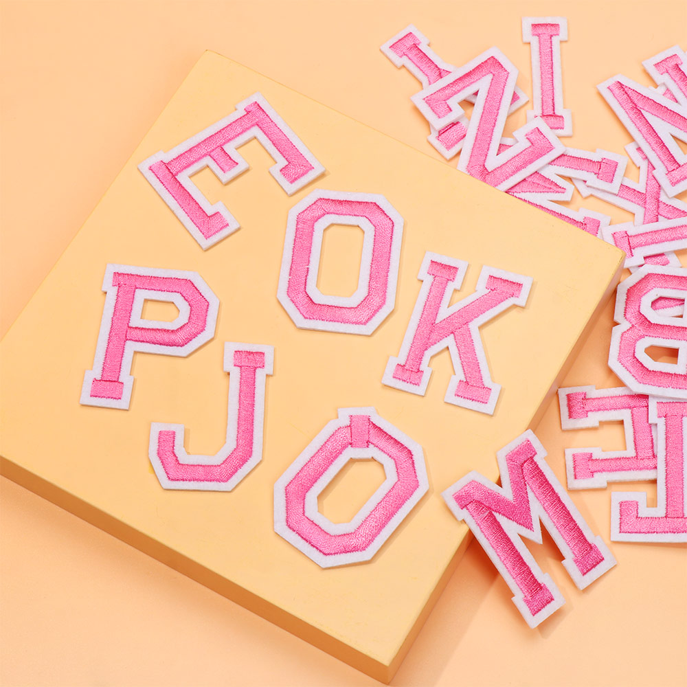 SUHE 26Pcs Handcraft Alphabet Patch Sewing Accessories Clothing