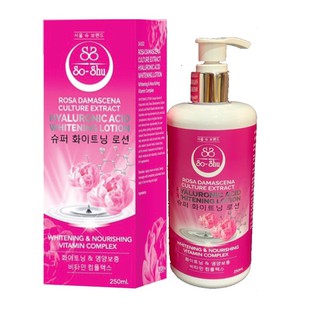 Lotion by Seoul-shu 250 ml. โซล-ซู ไวท์เทนนิ่ง โลชั่นโสมเกาหลีบำรุงผิวกาย