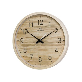 clock WALL CLOCK WOOD 12 นิ้ว LIGHT BROWN DODENI Home decoration Home &amp; Furniture นาฬิกา นาฬิกาแขวนไม้ DOGENI WNW020LB 1