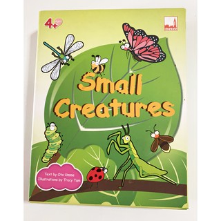 บัตรคำศัพท์ประกอบภาพ Flashcard "Small Creatures" สำหรับเด็ก 4 ปีขึ้นไป (มือสอง)