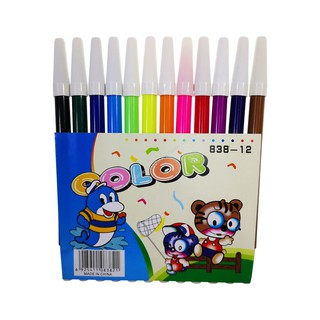 ปากกาเมจิก12สี รุ่น 838-12