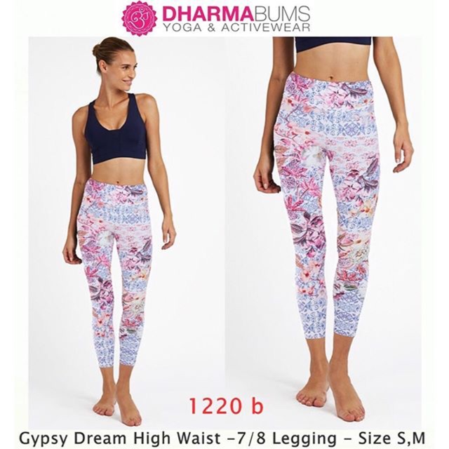 💟Gypsy Dream High Waist 7/8 Length  💗Liquido 7/8 Legging - Double Effect