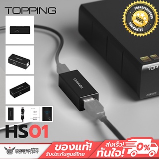 Topping HS01 Audio Isolator ป้องกันไฟย้อน เสียงจี่ สำหรับเครื่องเสียง