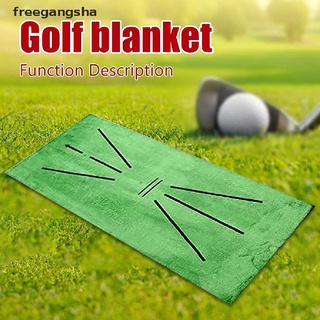 [FREG] Foldable Golf Hitting Mat Swing Training Aid Portable Golf Practice Training Mat FDH