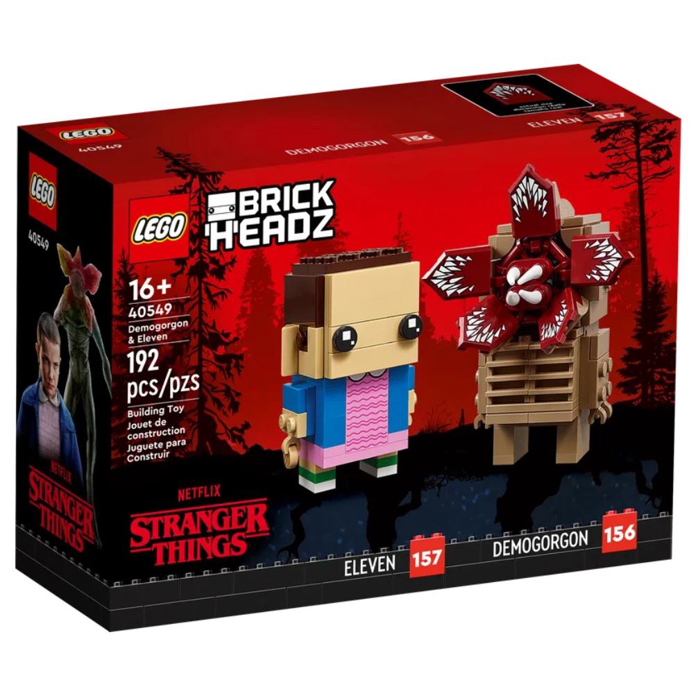 LEGO® BrickHeadz™ Stranger Things Demogorgon &amp; Eleven 40549