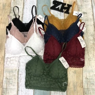 บราลูกไม้ บราสายเดี่ยวแฟชั่นNEW🔥🔥ZH.7350